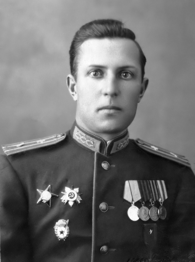 М.Г. Профателюк, заместитель начальника штаба по оперативной части полка «Нормандия - Неман». 1943 г.
